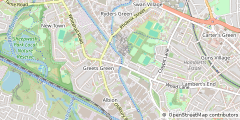 Map of West Bromwich, West Midlands