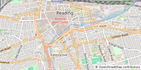 Map of Reading