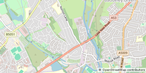 Map of Stoke-on-Trent