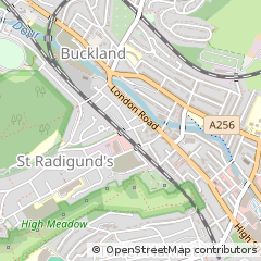 Map of Dover, Kent
