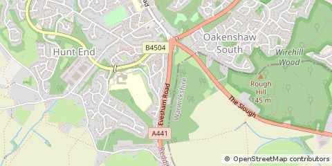 Map of Redditch