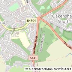 Map of Redditch