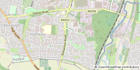 Map of Sheffield