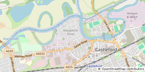 Map of Castleford