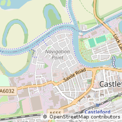 Map of Castleford