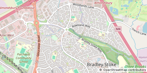 Map of Bristol, Avon