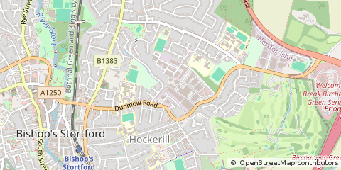 Map of Bishop's Stortford