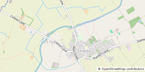 Map of Melton Mowbray, Leicestershire