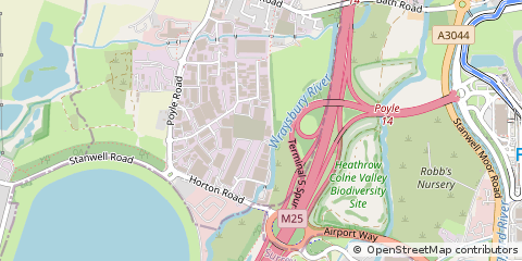 Map of Colnbrook, Berkshire