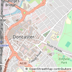 Map of Doncaster, West Yorkshire