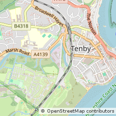 Map of Tenby