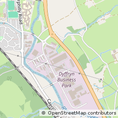 Map of Ystrad Mynach