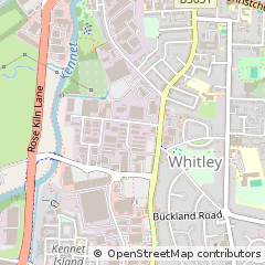 Map of Reading, Berkshire