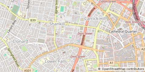 Map of Belfast