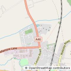 Map of Market Rasen, Lincolnshire