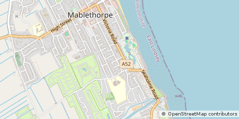 Map of Mablethorpe, Lincolnshire