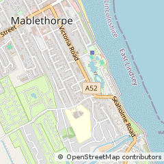 Map of Mablethorpe, Lincolnshire