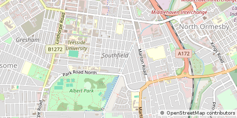 Map of Middlesbrough