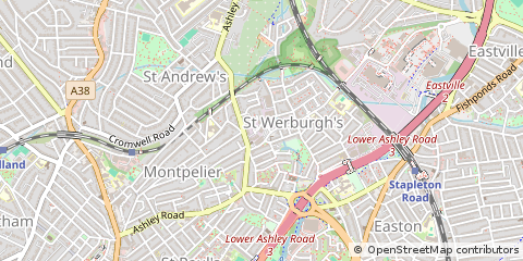 Map of Bristol, Avon