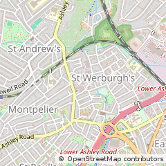 Map of Bristol, Avon