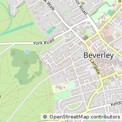Map of Beverley, East Yorkshire