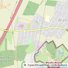 Map of Doncaster