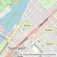 Map of Southport