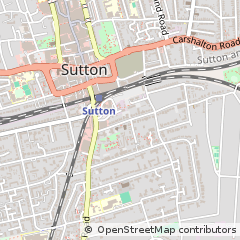 Map of Sutton, Surrey