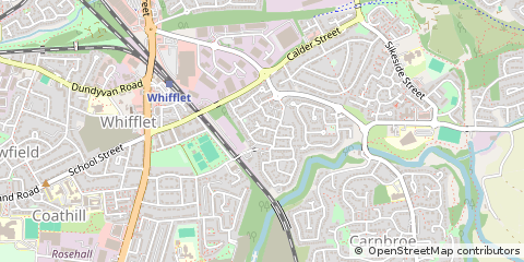 Map of Coatbridge