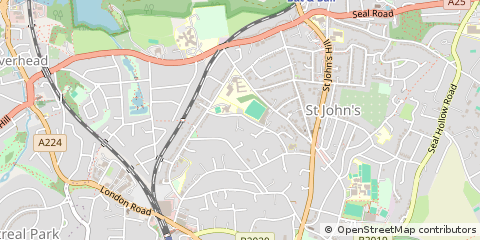 Map of Sevenoaks