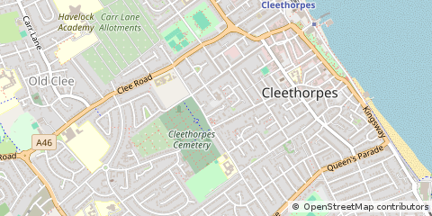 Map of Cleethorpes, North East Lincolnshire