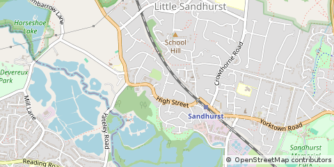 Map of Sandhurst