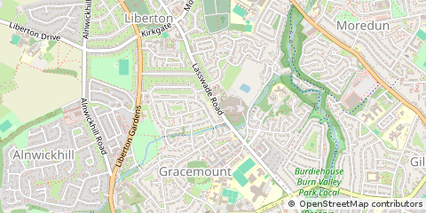 Map of Edinburgh, Midlothian