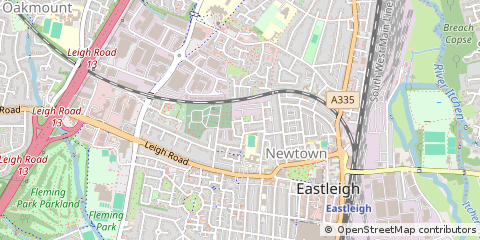 Map of Eastleigh