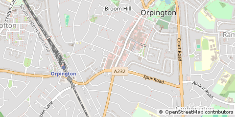 Map of Orpington