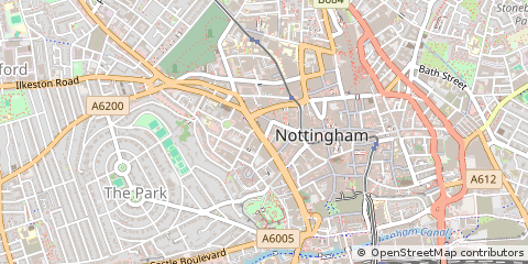 Map of Nottingham