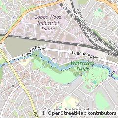 Map of Ashford, Kent