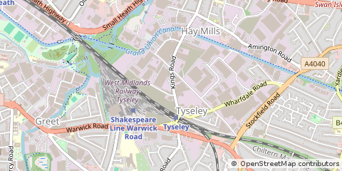 Map of Birmingham