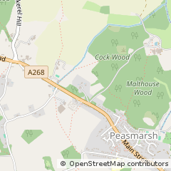 Map of NR RYE, East Sussex