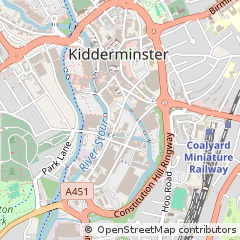 Map of Kidderminster