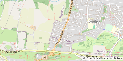 Map of Waterlooville