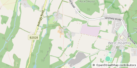 Map of East Grinstead, West Sussex