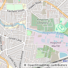 Map of Kingston Upon Thames, Surrey