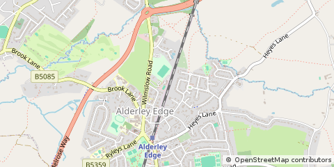 Map of Alderley Edge