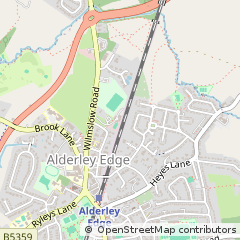 Map of Alderley Edge