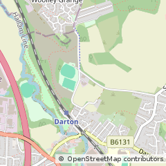 Map of Barnsley, South Yorkshire