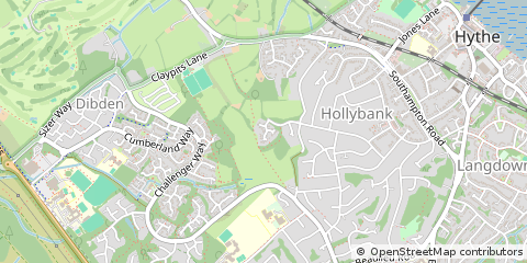 Map of Southampton, Hampshire