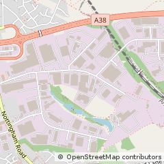 Map of Somercotes, Derbyshire
