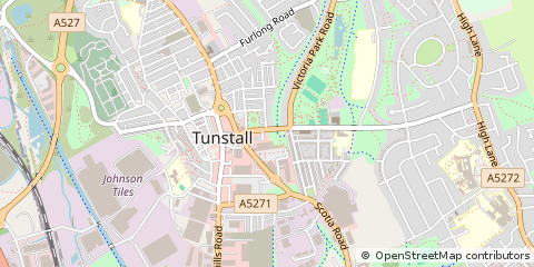 Map of Stoke-on-Trent