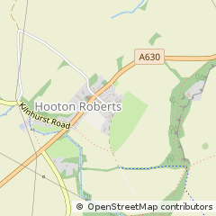 Map of Roterhams, South Yorkshire